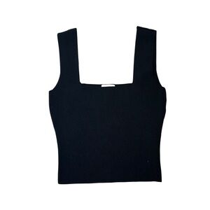 Revolve Superdown Square Neck Tank Black‎ Size L